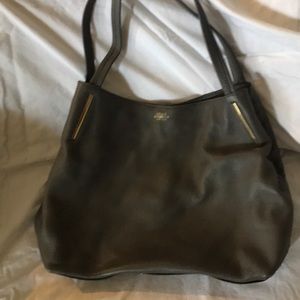 Dark gray leather Vince Camuto bag.